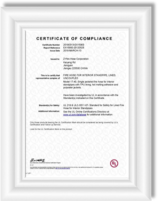 Certificado UL-219 17-40